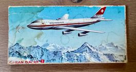 Alte Schachtel Karton Farbstifte CARAN D‘ACHE - Swissair