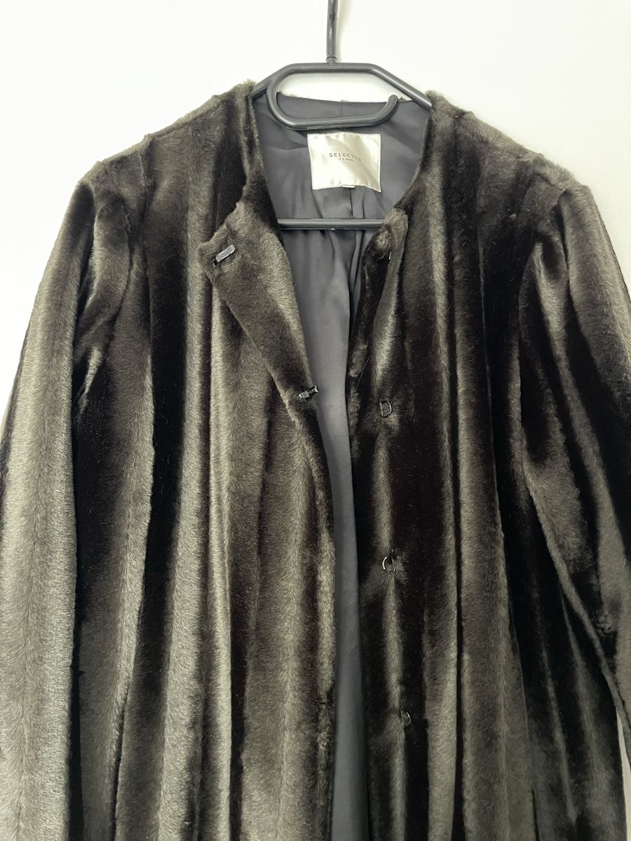 Cappotti: Schicker Kunstpelzmantel Gr. 38 dunklebraun – Usato da Bremgarten AG venduto da arl_8nbf 2
