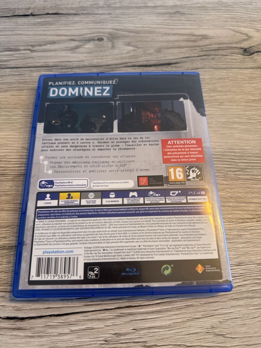 Giochi: PS4 Firewall Zero Hour jeu VR – Usato da Courrendlin venduto da jay_lkn6 2