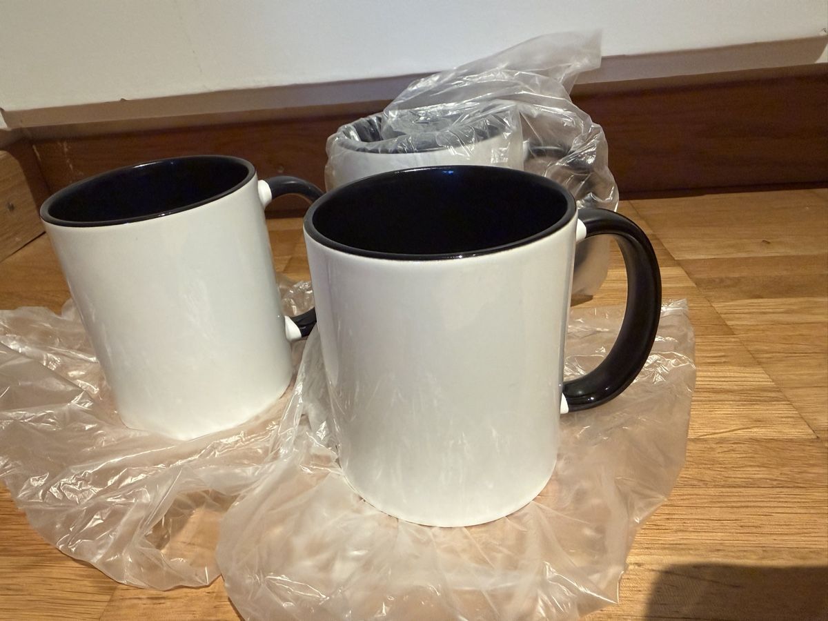 Bastelsets: Sublimation Tassen Farbig 7Stk – Neu und originalverpackt aus Au ZH von FMRF