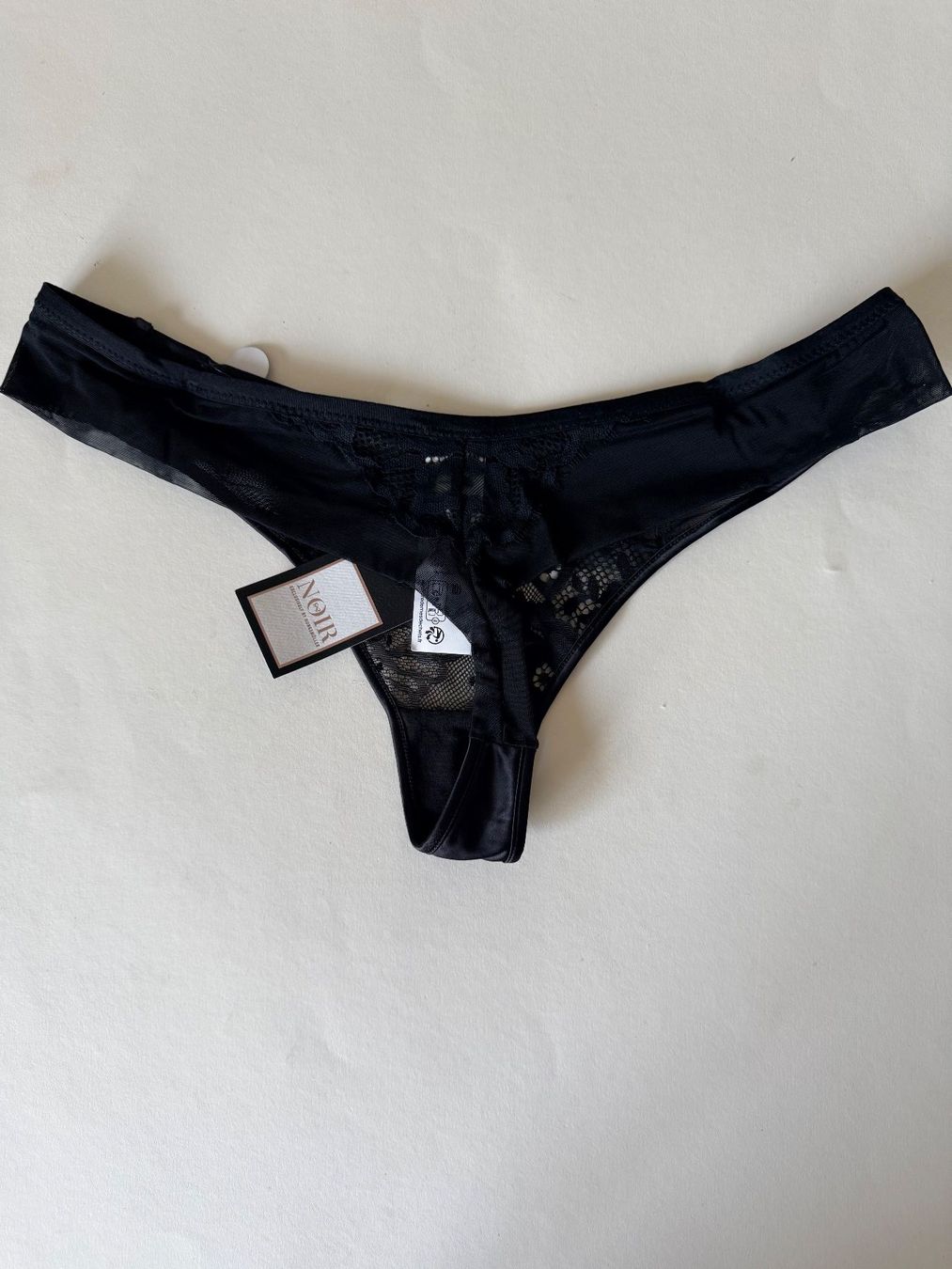 Hunkemöller Altra biancheria intima: HUNKEMÖLLER, String JACQUELINE, Grösse S, Farbe Schwarz – Nuovo e nell'imballaggio originale da Rudolfstetten venduto da gst_g7xl 3