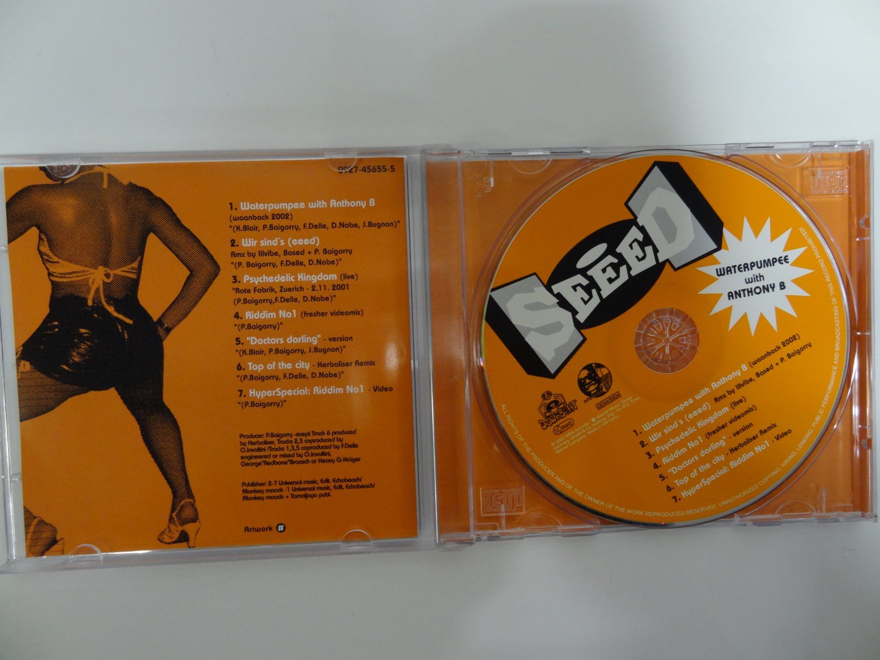 CDs: SEED - Waterpumpee with Anthony B - – Gebraucht aus luzern von musicandart 2