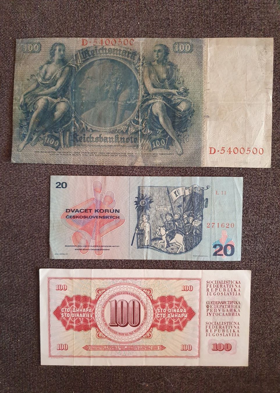 Banknoten: Vecchie Banconote – Gebraucht aus Pregassona von eld_st6b 1