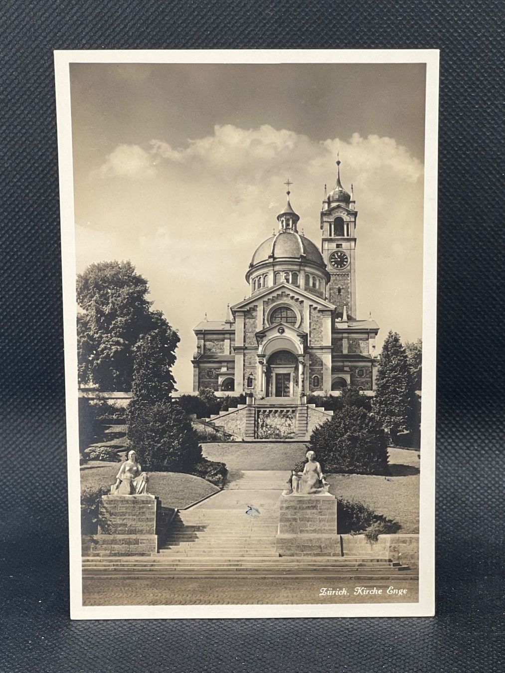 Ansichtskarten: Zürich. Kirche Enge – Gebraucht aus Widnau von Brusi9