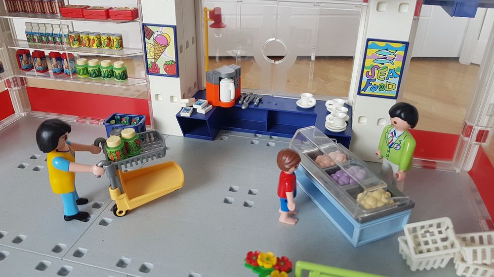 Playmobil 3200 Supermarché Épicerie Complet + Rare