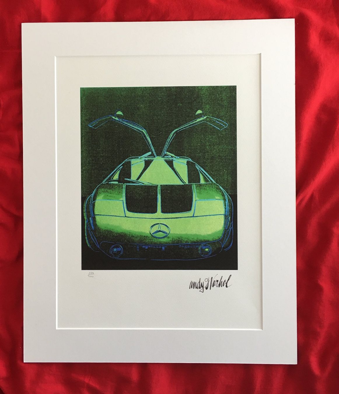 Grafiken & Lithographien: ANDY WARHOL Mercedes C111  Green/Green – Gebraucht aus Nennigkofen von Sommersonnen