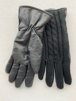 Klassische schwarze Damenhandschuhe Grösse 7