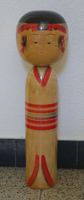 Grosse japanische Vintage Kokeshi Puppe 51cm