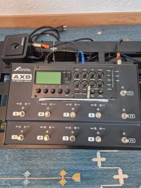 Fractal Audio AX8 Rig – Komplettes Pedalboard inkl. EV-Pedal (Gebraucht ...