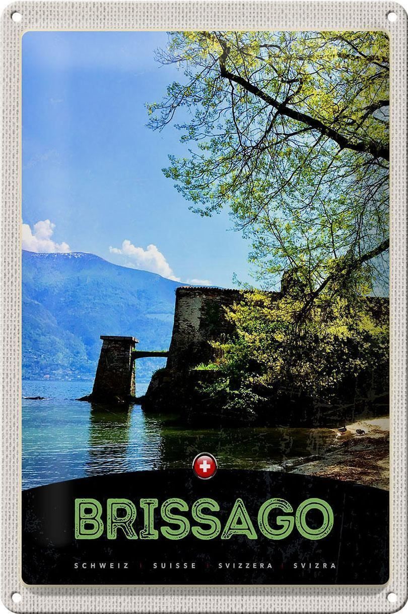 Ecriteaux: Blechschild-BRISSAGO-BUCHT – Neuf avec emballage d'origine à Rupperswil par big-one-sale