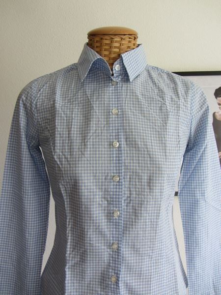 H&M Blusen: Bluse blau-weiss kariert - 34 – Gebraucht aus Zürich von Diazaio 1