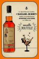 Blechschild-SAILOR JERRY-LE SPICED RUM DES CARAIBES