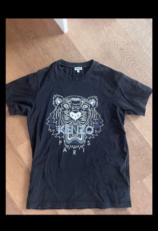 KENZO Paris Tiger T-Shirt Grösse S schwarz Top Zustand