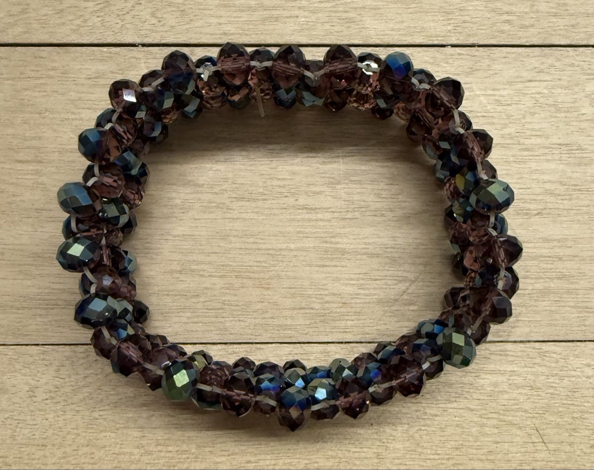 Bracciali & Braccialetti: Elastisches Armband Kristalle lila blau – Usato da Lyss venduto da Sibella56