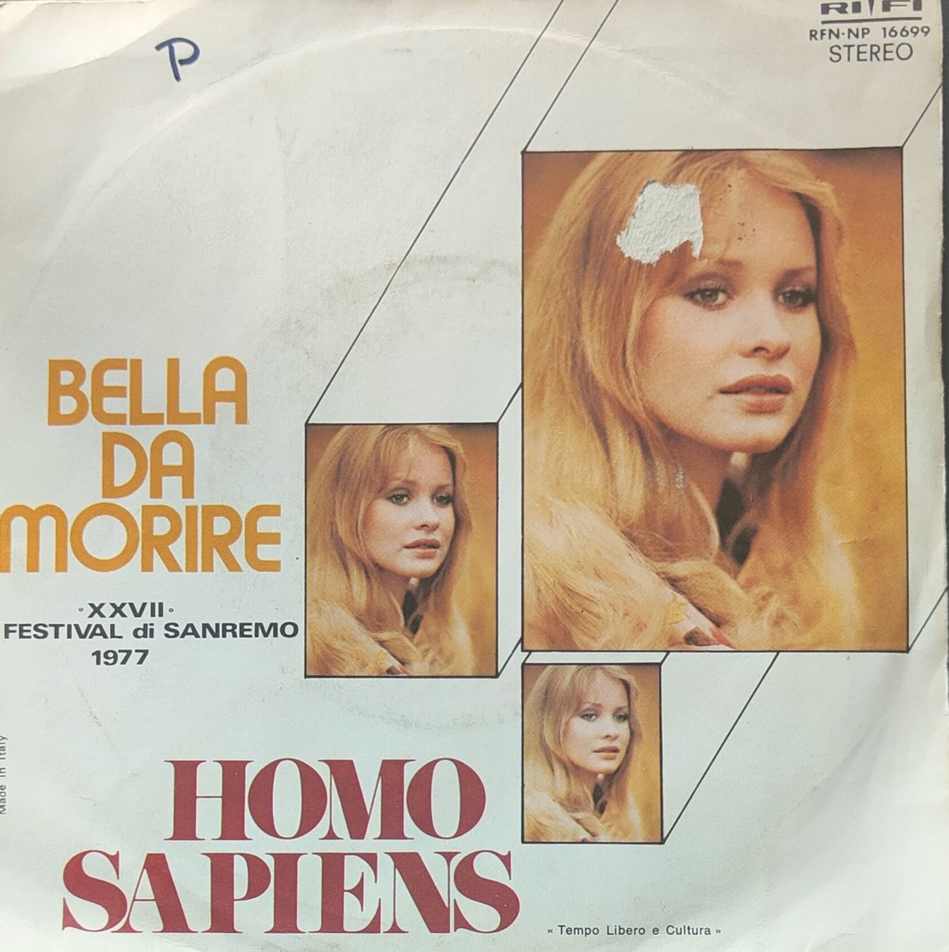 Dischi in vinile: Vinyl-Single Homo Sapiens - Bella Da Morire – Usato da Langenthal venduto da Modo39