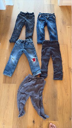 5 Kinder Hosen div Marken Jeans und Stoffhosen Gr 110/116
