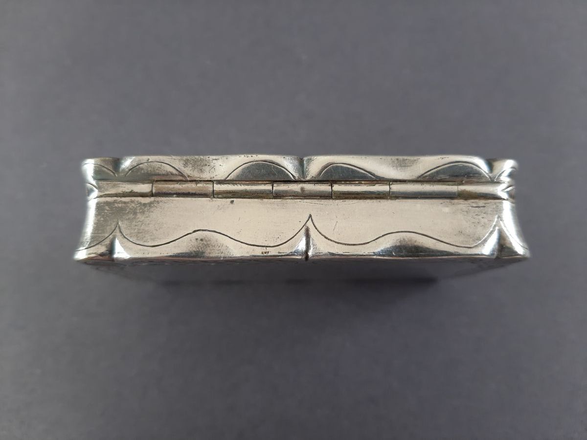 Tabak: Döschen, Metall, "Schnupftabakdose", mit Monogramm, antik – Gebraucht aus Oberengstringen von fru_9b92 3