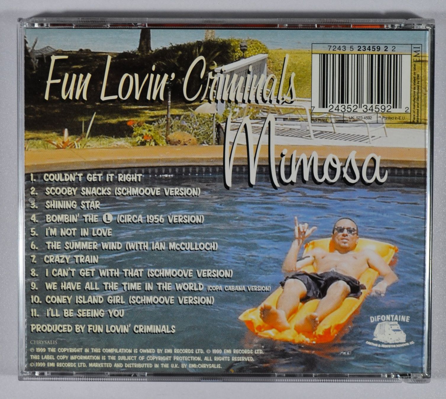 CD: CD: FUN LOVIN' CRIMINALS - Mimosa – Usato da Frenkendorf venduto da Yard-Sale-2000 1