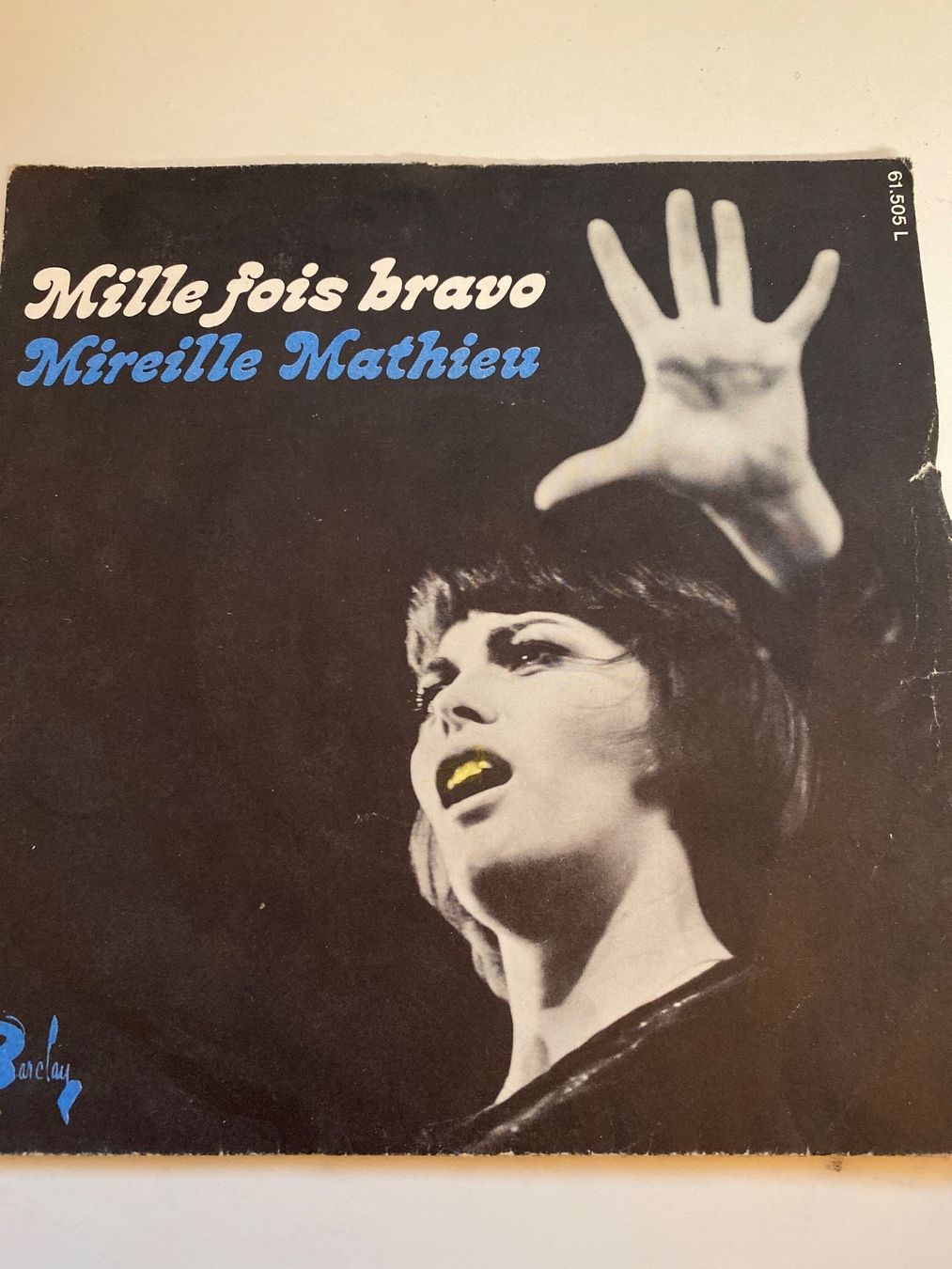 Dischi in vinile: MIREILLE MATHIEU - MILLE FOIS BRAVO - 45 tours – Usato da Le Brassus venduto da cinema13