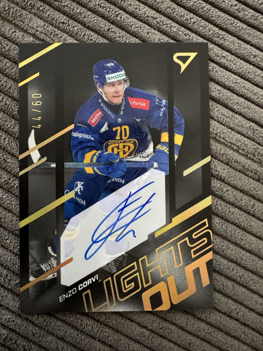 Sportzoo Sammelbilder & Trading cards: Enzo Corvi Autogramm Karte - HC Davos - 2025/26 - Rarität – Neu (gemäss Beschreibung) aus Rapperswil SG von ste_99