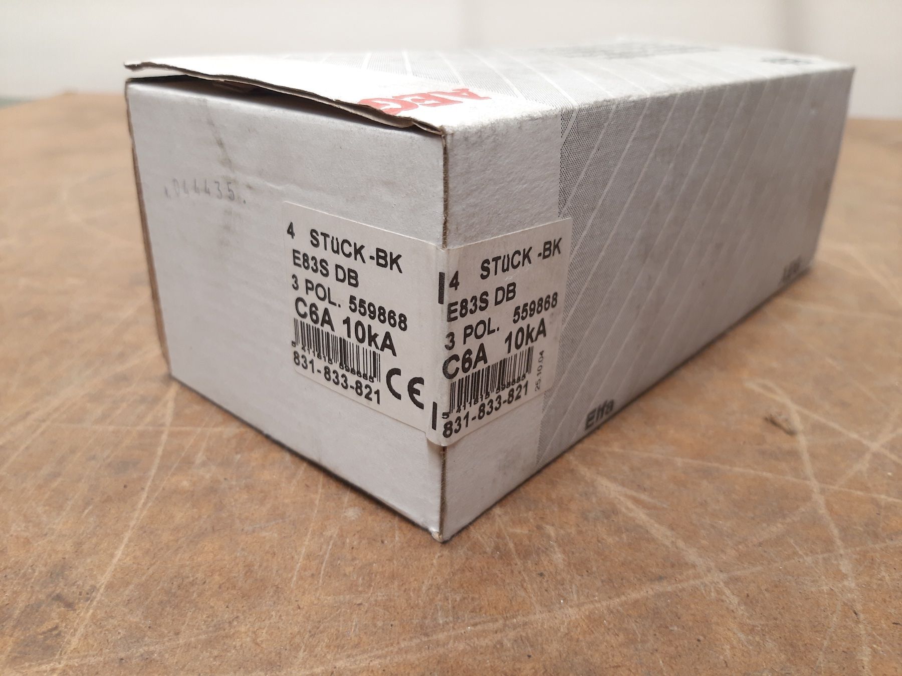 Interruttori: 4 x AEG ELFA Leitungsschutzschalter C6A 10kA 3Pol E83S DB – Nuovo e nell'imballaggio originale da Winterthur venduto da ReUse_Baumarkt 2
