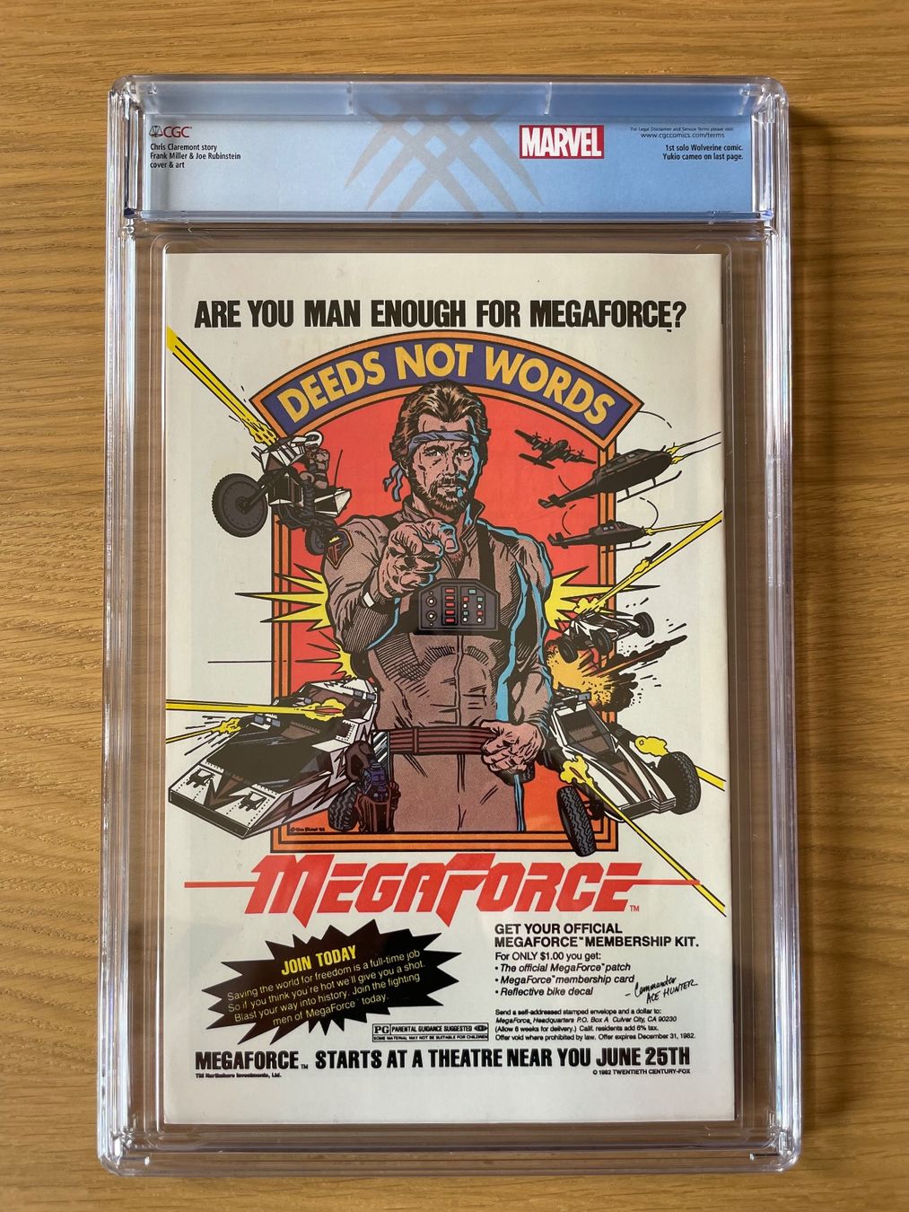 Fumetti: Wolverine Limited Series #1-4 1982 CGC 9.6 Cust Comic MARVEL – Usato da Zürich venduto da molcomics 2