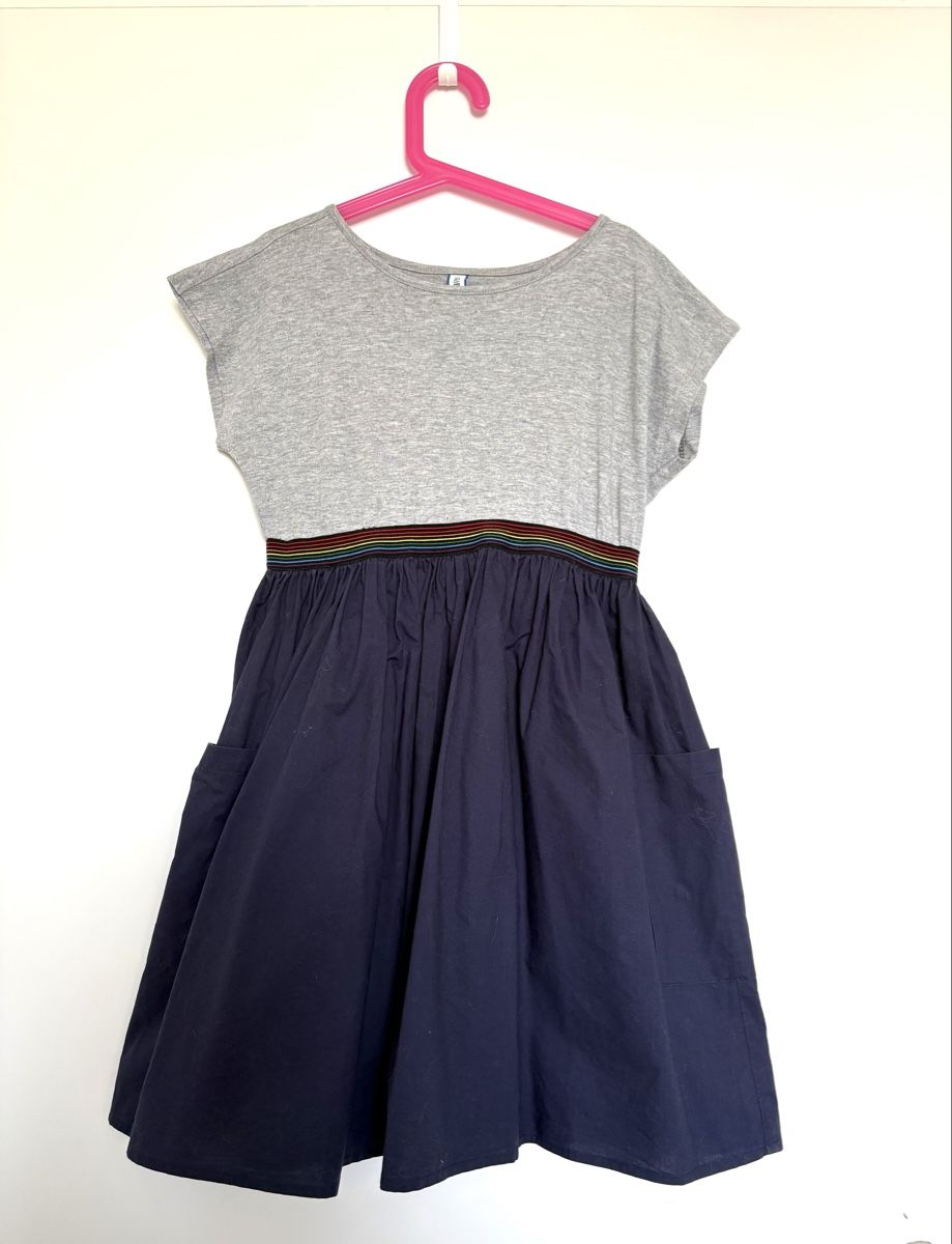Vestiti & Gonne: Robe enfant gris-bleu taille 140 – Usato da Ecublens VD venduto da mar_hp85 1