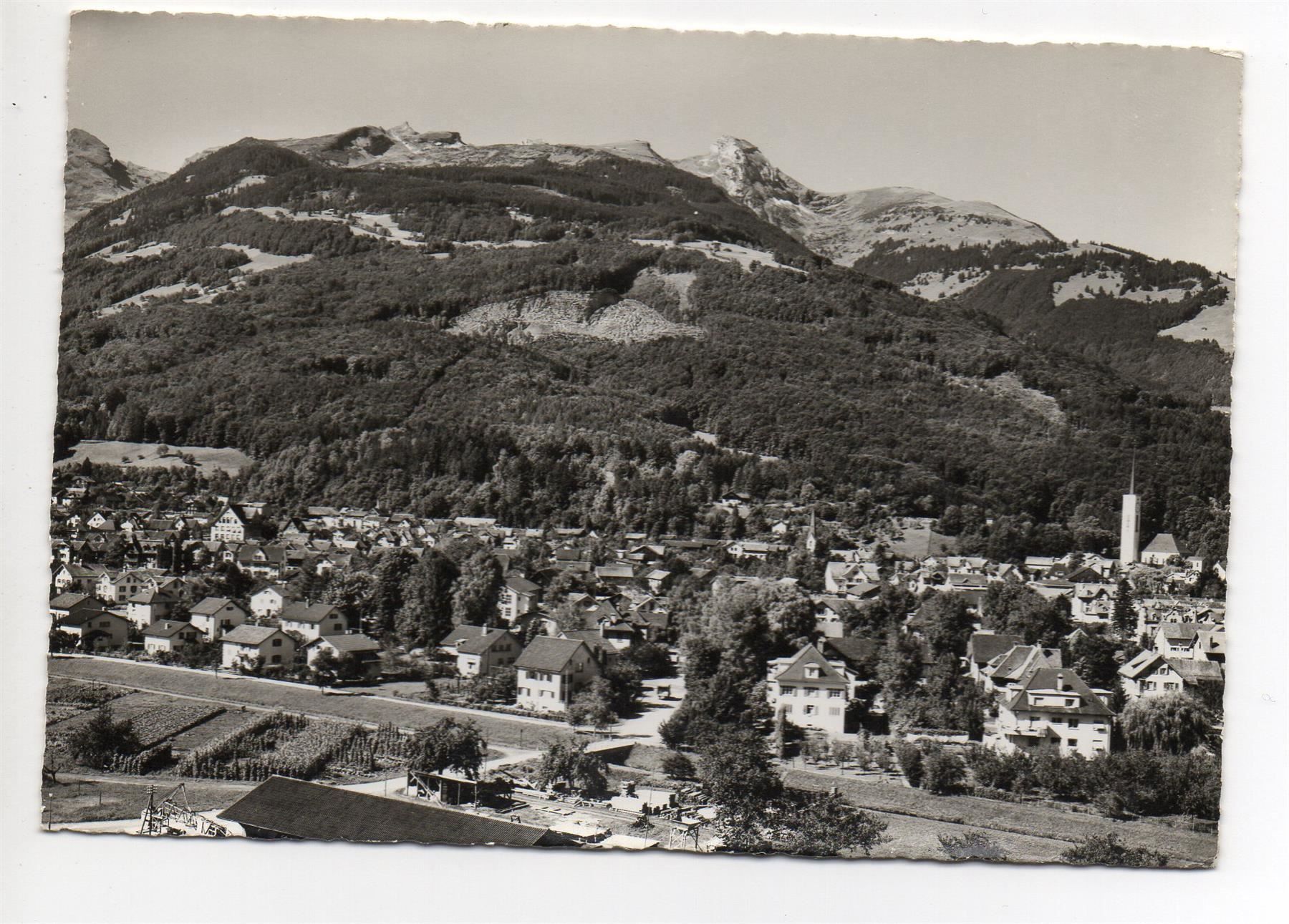 Cartoline postali: BUCHS SG mit Buchserberg – Usato da Jona venduto da philajona