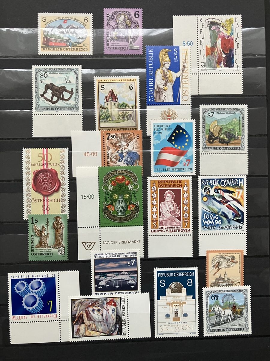 Tutti i francobolli: A Österreich postfrisch 1976-2000 5s – Nuovo (secondo la descrizione) da Cham venduto da Diablo1232 3
