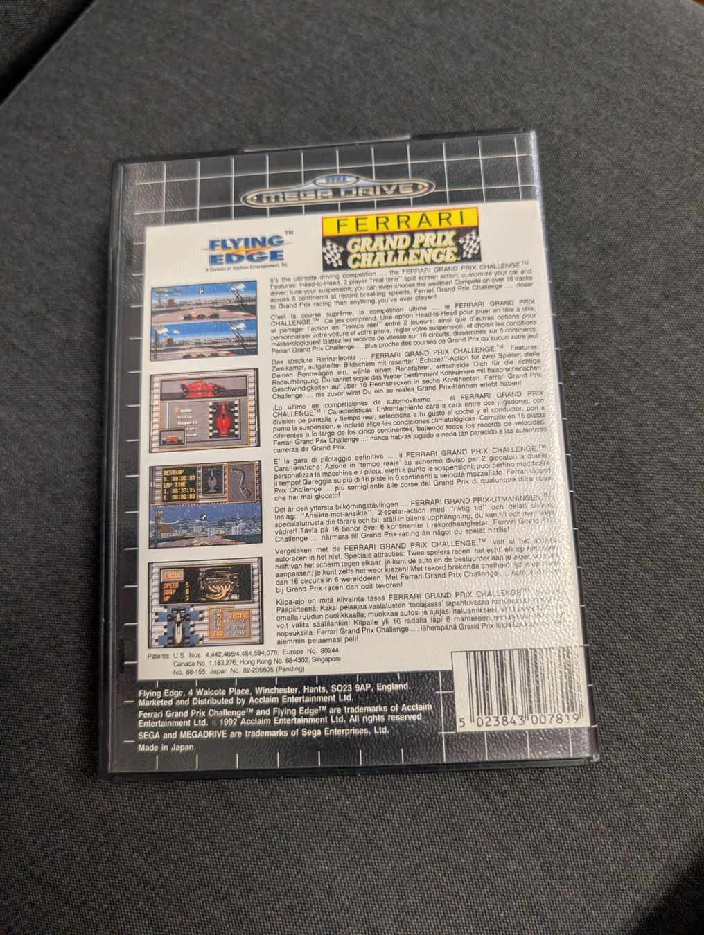 Giochi: Ferrari grand prix challenge Sega Mega Drive – Usato da Giubiasco venduto da Ticinerd 1
