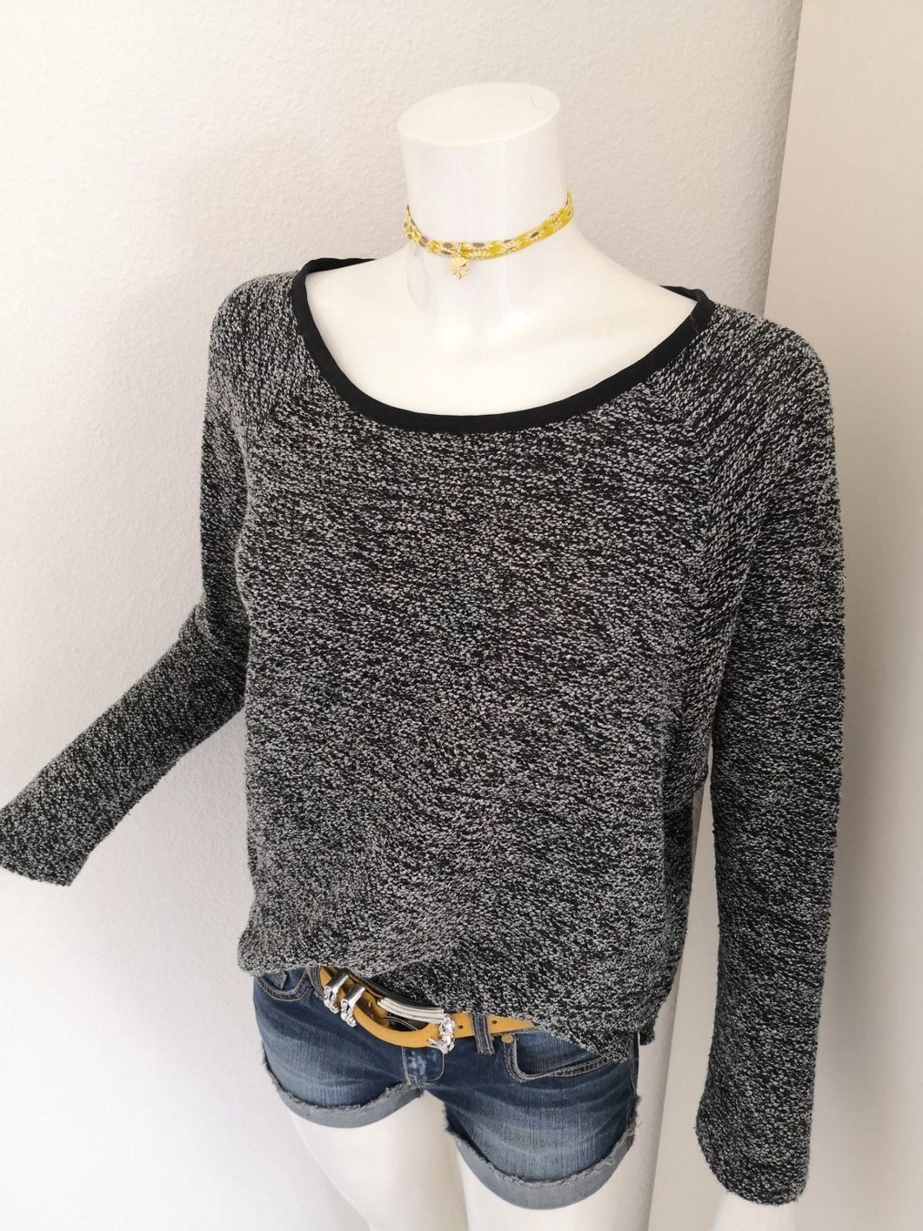 Mango Maglioni & Felpe: 🤩MANGO STRICK PULLOVER ANTRAZIT & SILBERFADEN NEU & D&G P. – Nuovo (secondo la descrizione) da Olten venduto da Naja-Twins-Twins 2