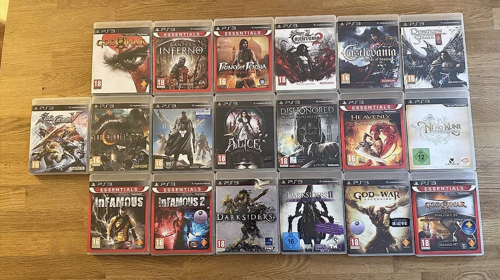 Console: PS3 Slim + 2 Controller + 17 Games  – Usato da Emmenbrücke venduto da FloMare 1