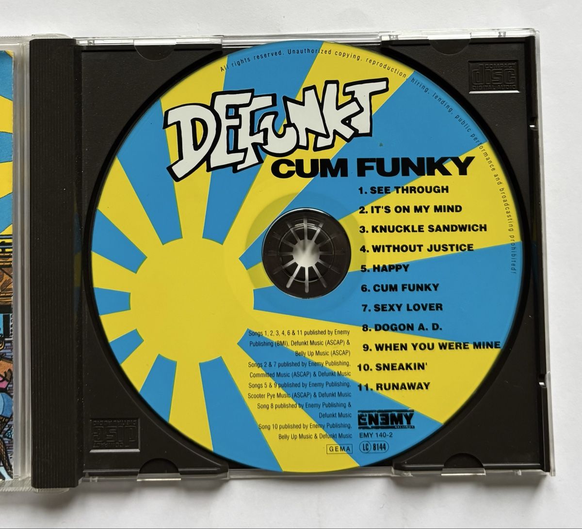 CD: Defunkt - Cum Funky - CD NM/VG+ – Usato da Neuchâtel venduto da Deivid2 2