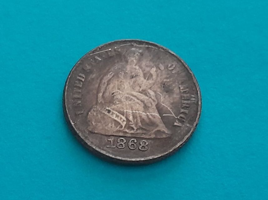 Toutes les monnaies: 1/2 Dime 1868, USA – D'occasion à Aarau par Reto_BA_01