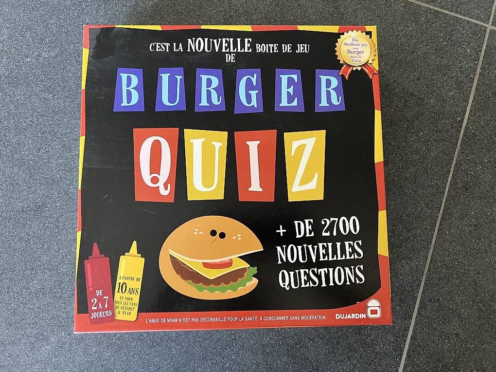 Giochi: Jeu Burger quiz neuf  – Usato da Lausanne venduto da litchi18