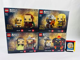 Lego Brick Headz LotR 40630 40631 40632 40751 Herr der Ringe