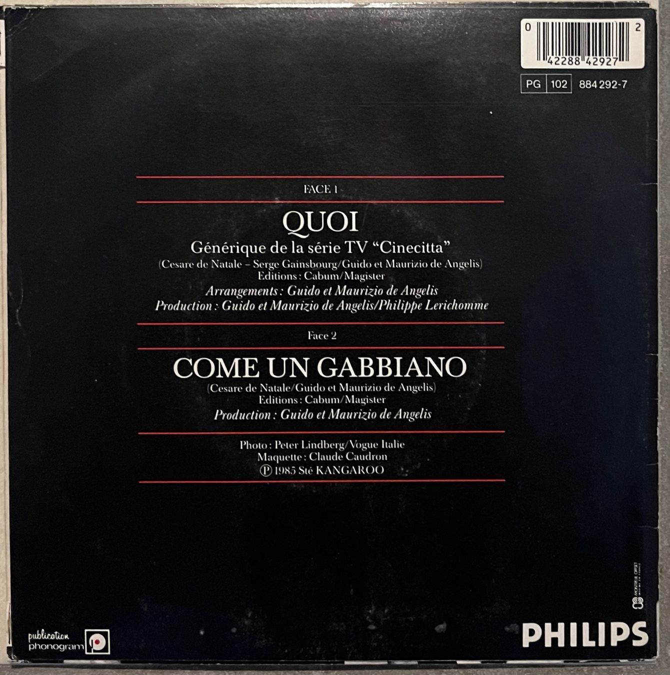 Dischi in vinile: JANE BIRKIN - QUOI – Usato da Bussigny venduto da vinyl-pas-cher 1