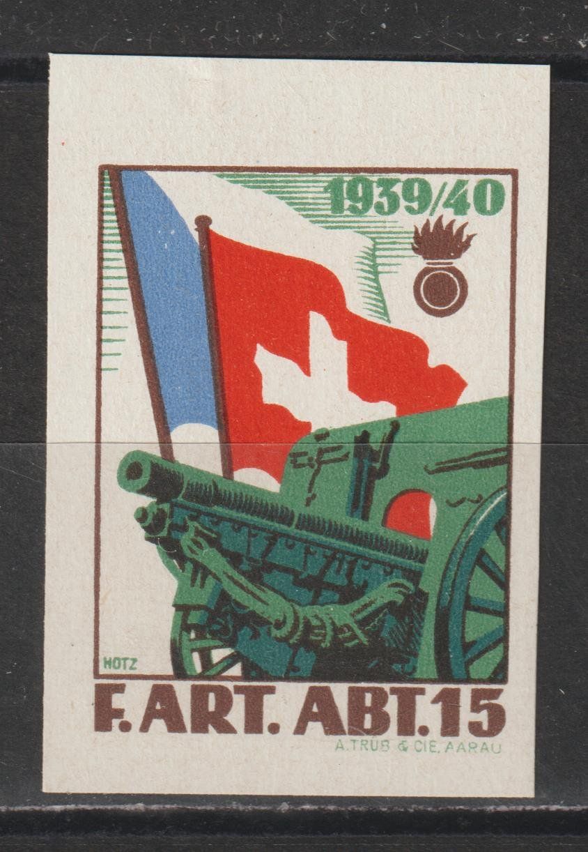 Alle Briefmarken: Artillerie Nr. 105/2 * – Gebraucht aus Siebnen von Fstaehli