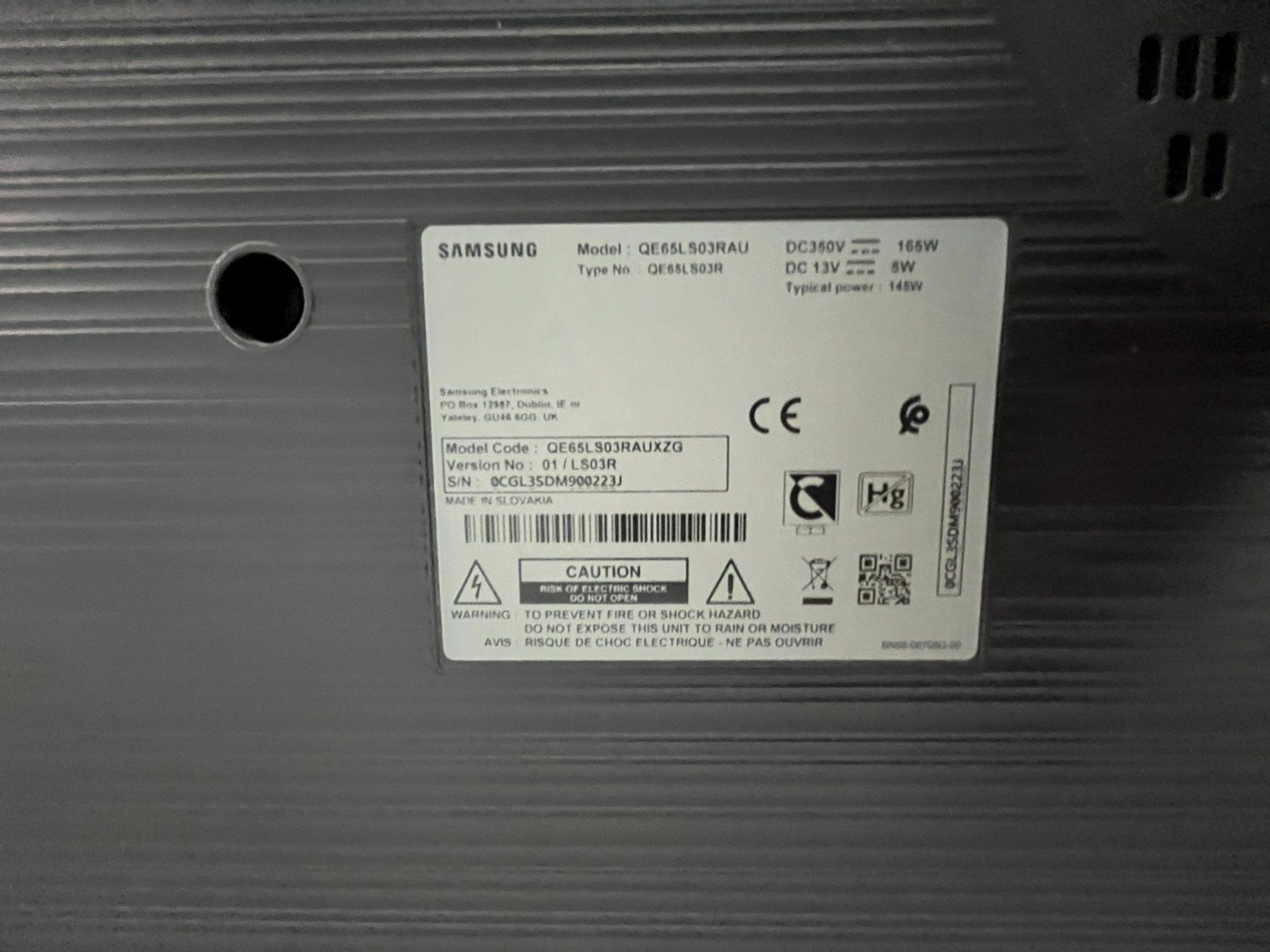 Samsung Televisori: Samsung Frame 3 65" – Difettoso da Hochdorf venduto da av-electronics 3