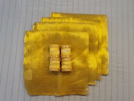 Tischset goldig India neu