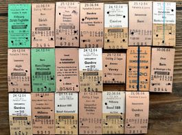 20 Top Billette, SBB, Tickets Edmondsche Kartonbillette