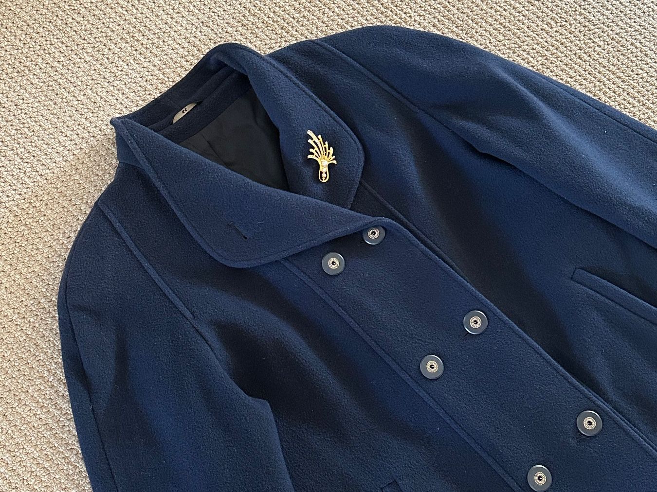 C&A Cappotti: 100% Wool Coat - 100% Wollmantel – Usato da Richterswil venduto da mmeiner 2