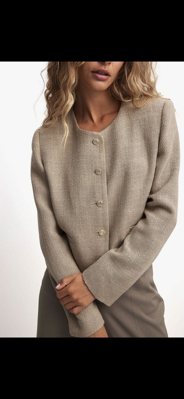 Na-kd Giacche: NA-KD Tweedjacke beige – Nuovo (secondo la descrizione) da Triengen venduto da xgeenam 1