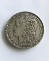 1921-D   $1.00 US  Morgan Dollar, Silber (0.900)