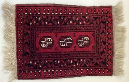 Roter Vintage Teppich, echter Orientteppich, Top Zustand!