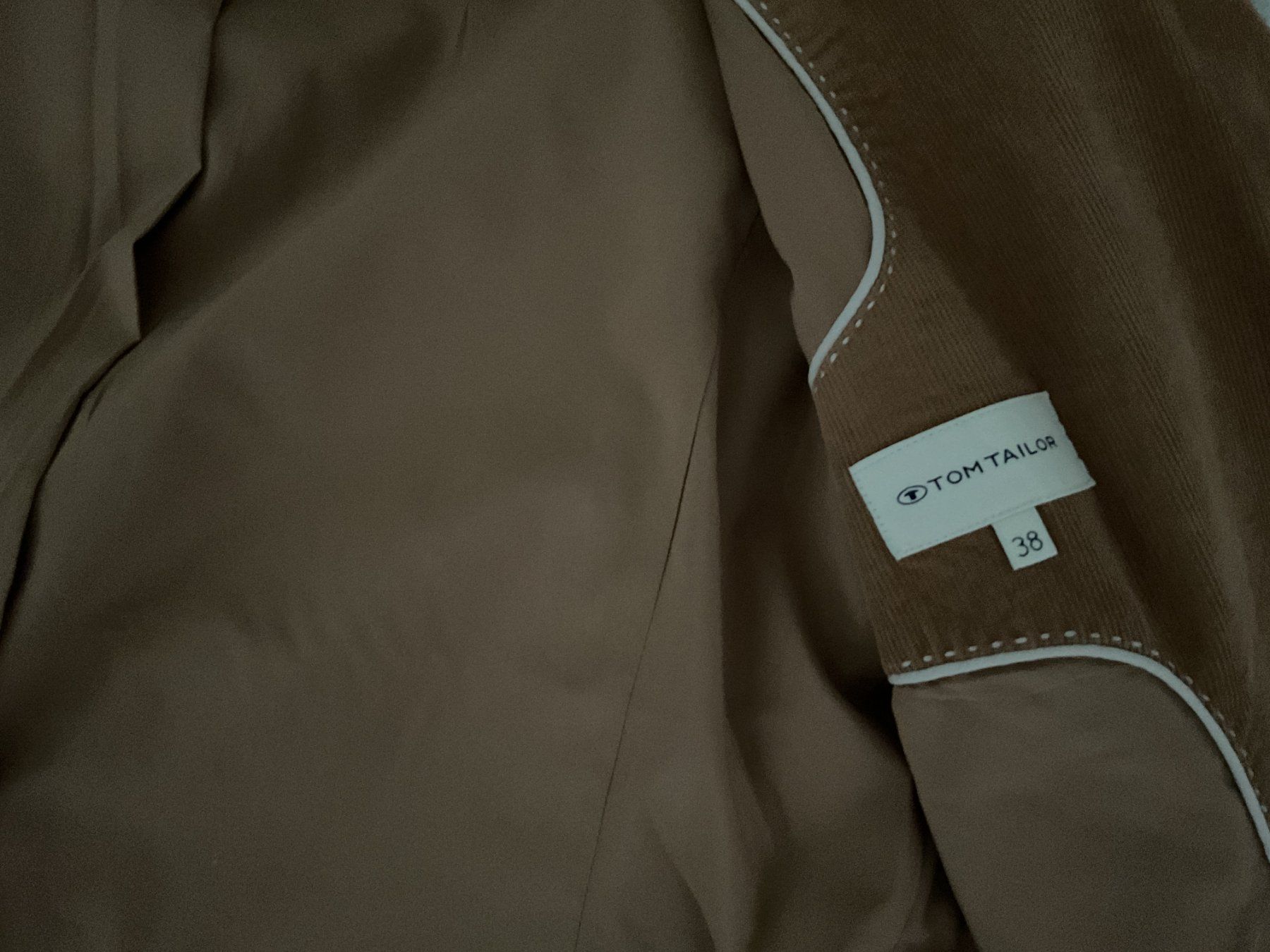 Tom Tailor Giacche: Tom Tailor - Leichter Cord Blazer - Gr. 38 – Usato da Walchwil venduto da Budy7 3