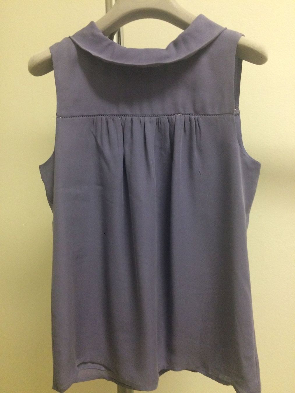 Top: Blouse J.CREW CH34 US2P soie violet gris – Nuovo (secondo la descrizione) da Satigny venduto da Helene2014 1