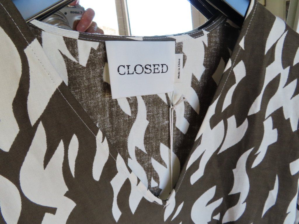 Closed Kleider: Closed! super tolles Sommerkleid Gr. S Seide/Leinen NP 450 – Neu und originalverpackt aus Winterthur von Mitschg