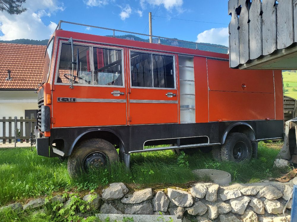 Mowag Lastwagen: Brändle E 33 Feuerwehrfahrzeug Oldtimer - Rarität! – Gebraucht aus Welschenrohr von Fenn-60 3