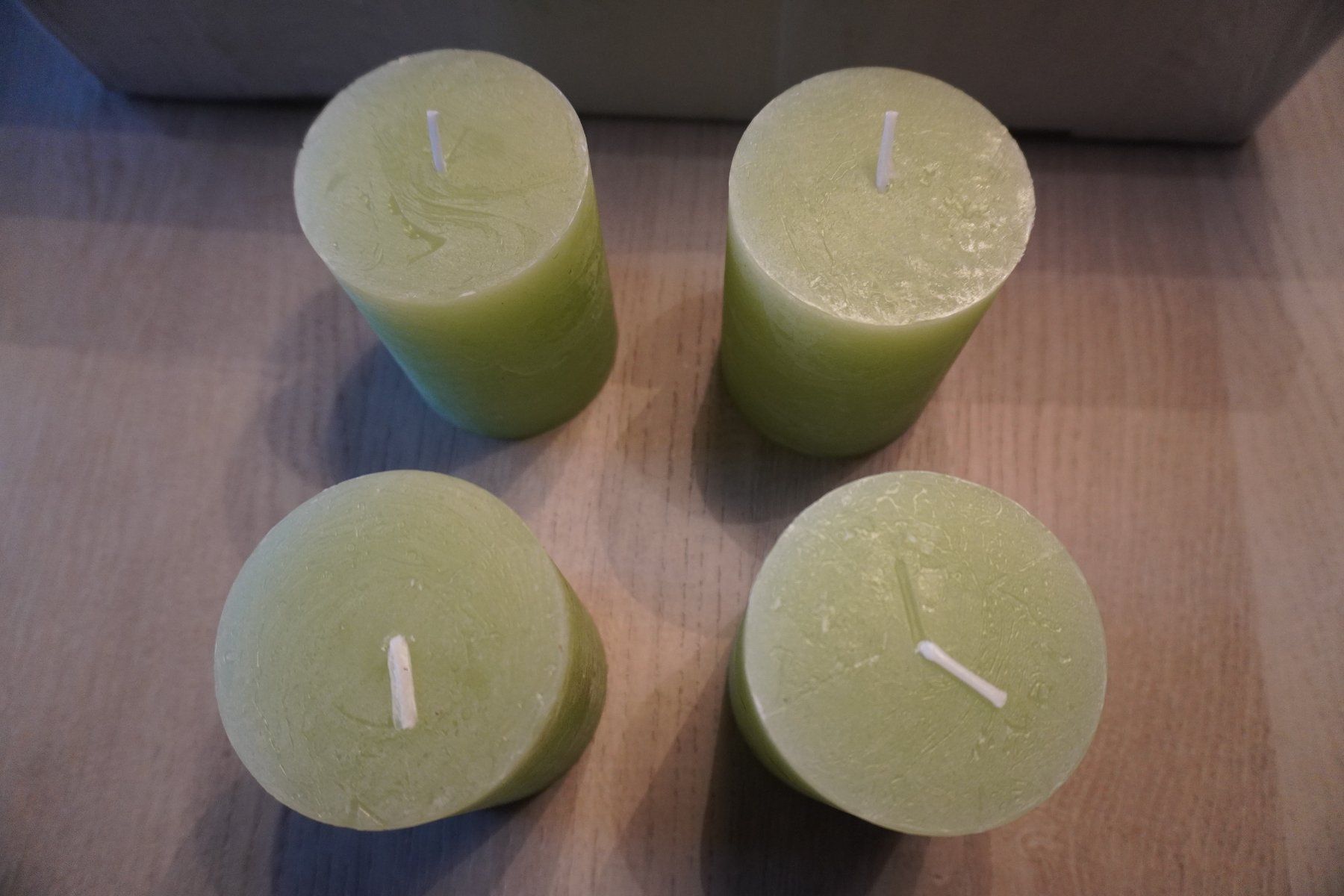 Candele: 4 Stumpenkerzen – Nuovo (secondo la descrizione) da Kräiligen venduto da ber_j7lf 1